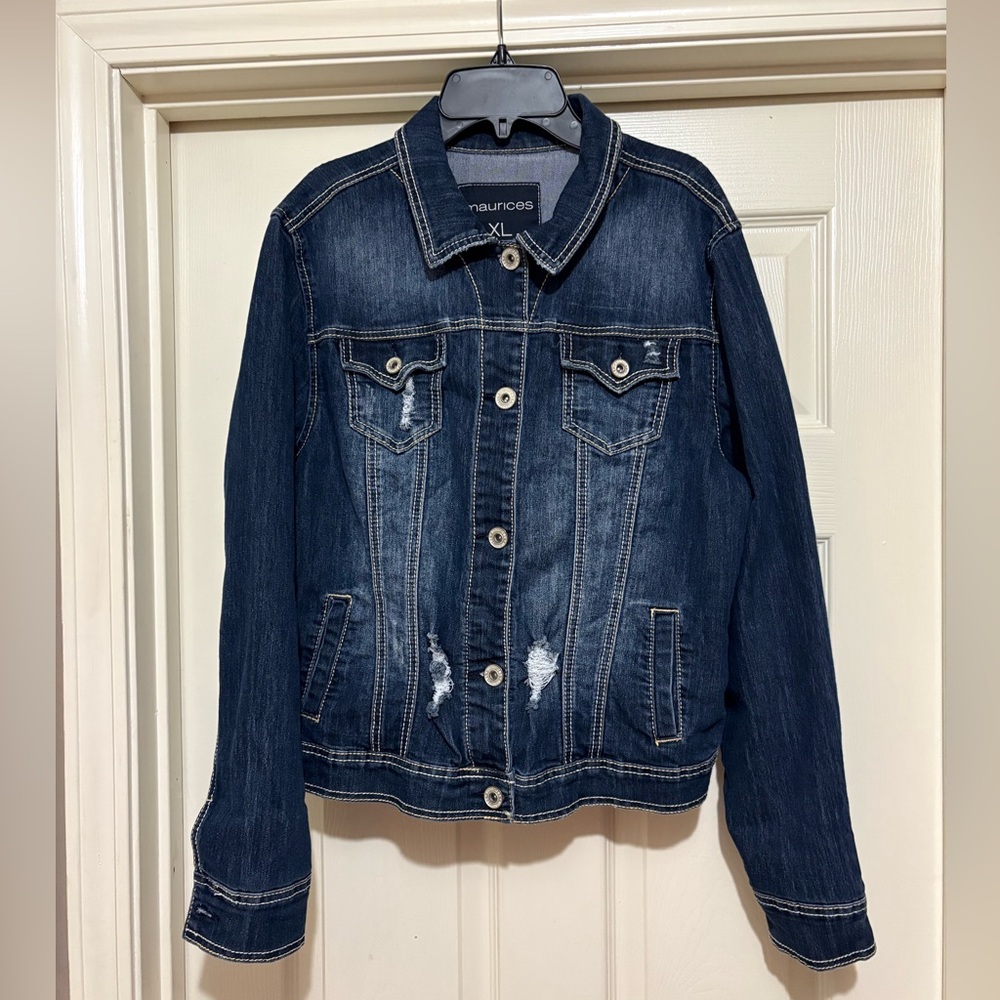 Maurices Dark Blue Denim Jacket
